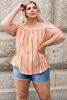 Picture of PLUS SIZE GEOMETRIC PRINT TOP